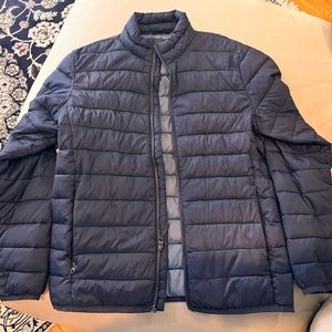 Water-Resistant Narrow-Channel Puffer Jacket for Men